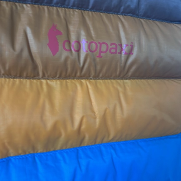 Cotopaxi Men’s Fuego Down Brown Acorn Stripes Jacket, NWT - Picture 4 of 8